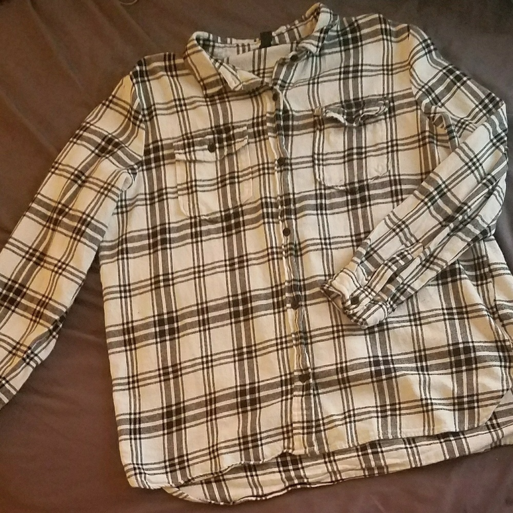 Black and white flannel